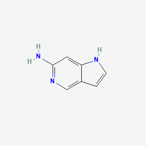 molecular formula C7H7N3 B1292577 1H-吡咯并[3,2-c]吡啶-6-胺 CAS No. 1000342-74-4