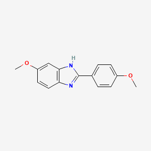 1H-Benzimidazole, 5-methoxy-2-(4-methoxyphenyl)-