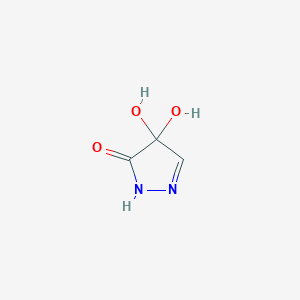 4,4-Dihydroxy-2,4-dihydro-3H-pyrazol-3-one