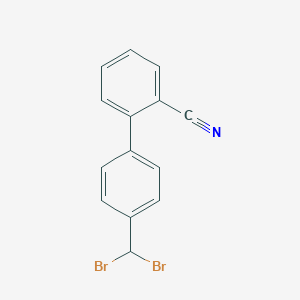 B129259 4'-(Dibromomethyl)-[1,1'-biphenyl]-2-carbonitrile CAS No. 209911-63-7