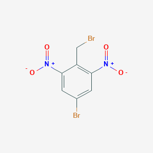 molecular formula C7H4Br2N2O4 B1292606 5-Bromo-2-(bromomethyl)-1,3-dinitrobenzene CAS No. 1000342-27-7