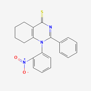 1-(2-Nitrophenyl)-2-phenyl-5,6,7,8-tetrahydroquinazoline-4(1H)-thione