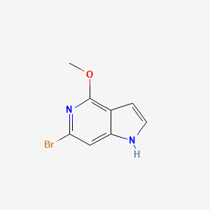 molecular formula C8H7BrN2O B1292615 6-Bromo-4-methoxy-1H-pyrrolo[3,2-c]pyridine CAS No. 1000342-81-3