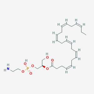 [(2R)-1-[2-aminoethoxy(hydroxy)phosphoryl]oxy-3-hydroxypropan-2-yl] (4Z,7Z,10Z,13Z,16Z,19Z)-docosa-4,7,10,13,16,19-hexaenoate