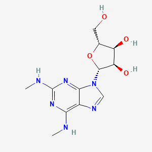 (2R,3R,4S,5R)-2-[2,6-bis(methylamino)purin-9-yl]-5-(hydroxymethyl)oxolane-3,4-diol