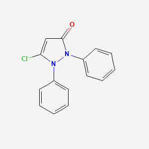 3-Pyrazolin-5-one, 3-chloro-1,2-diphenyl-