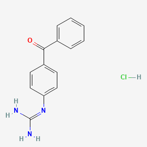 1-(4-Benzoylphenyl)guanidine hydrochloride