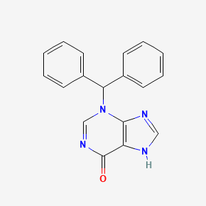 3-benzhydryl-7H-purin-6-one