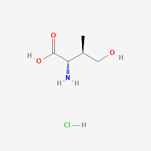 (2S,3R)-2-Amino-4-hydroxy-3-methylbutanoic acid hydrochloride