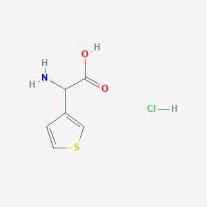 3-(4-Methyl-2,5-dioxoimidazolidin-4-yl)propanoic acid