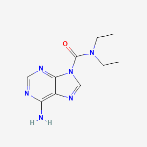 6-Amino-N,N-diethyl-9H-purine-9-carboxamide