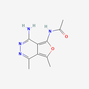 N-(4-Amino-1,7-dimethylfuro[3,4-d]pyridazin-5-yl)acetamide