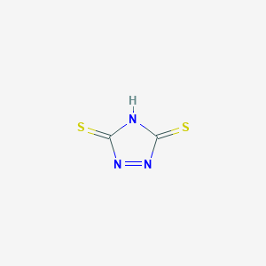 molecular formula C2HN3S2 B12926709 3H-1,2,4-Triazole-3,5(4H)-dithione CAS No. 68902-89-6