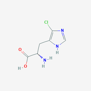 (2S)-2-amino-3-(4-chloro-1H-imidazol-5-yl)propanoic acid