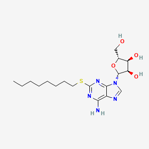 2-(Octylsulfanyl)adenosine