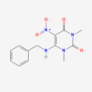 6-(Benzylamino)-1,3-dimethyl-5-nitropyrimidine-2,4(1h,3h)-dione