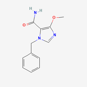 1-Benzyl-4-methoxy-1H-imidazole-5-carboxamide