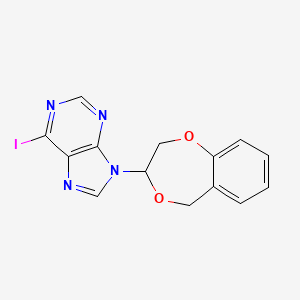 9-(2,3-Dihydro-5H-1,4-benzodioxepin-3-yl)-6-iodo-9H-purine