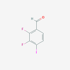 molecular formula C7H3F2IO B1292693 2,3-Difluoro-4-iodobenzaldehyde CAS No. 885590-99-8