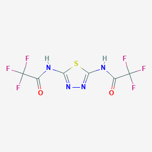 N,N'-(1,3,4-Thiadiazole-2,5-diyl)bis(2,2,2-trifluoroacetamide)