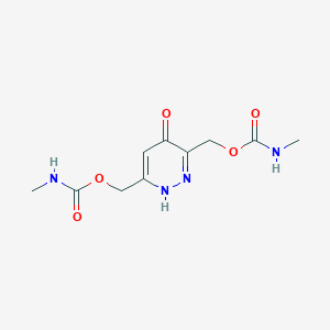 (4-Oxo-1,4-dihydropyridazine-3,6-diyl)bis(methylene) bis(methylcarbamate)