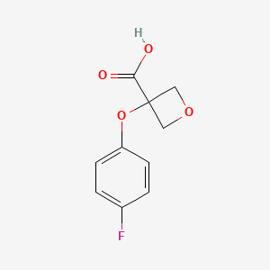 3-(4-Fluorophenoxy)oxetane-3-carboxylic acid