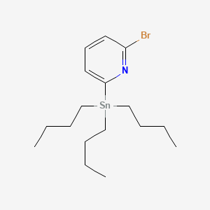 molecular formula C17H30BrNSn B1292697 2-Bromo-6-(tributylstannyl)pyridine CAS No. 189083-81-6