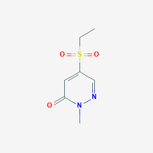 3(2H)-Pyridazinone, 5-(ethylsulfonyl)-2-methyl-