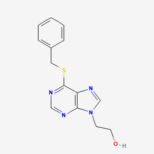 2-(6-(benzylthio)-9H-purin-9-yl)ethanol