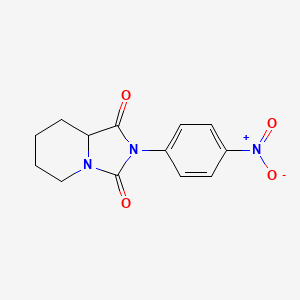 2-(4-Nitrophenyl)tetrahydroimidazo[1,5-a]pyridine-1,3(2h,5h)-dione