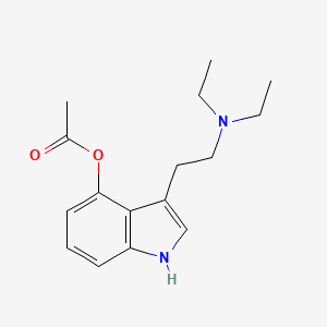 molecular formula C16H22N2O2 B1292703 3-(2-(二乙基氨基)乙基)-1H-吲哚-4-基乙酸酯 CAS No. 1135424-15-5