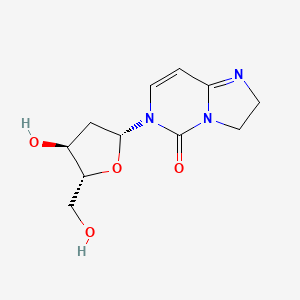 molecular formula C11H15N3O4 B12927047 3,N4-Ethano-2'-deoxycytidine CAS No. 76495-80-2