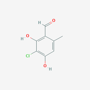 3-Chloro-2,4-dihydroxy-6-methylbenzaldehyde