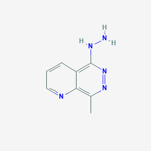 5-Hydrazinyl-8-methylpyrido[2,3-d]pyridazine