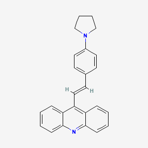 9-(4-(Pyrrolidin-1-yl)styryl)acridine