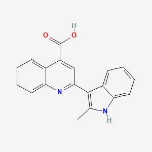 2-(2-Methyl-1H-indol-3-yl)quinoline-4-carboxylic acid