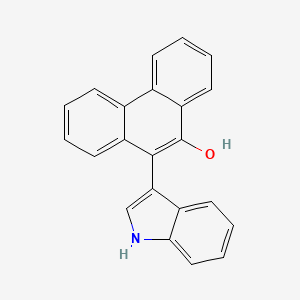 10-(1H-indol-3-yl)phenanthren-9-ol