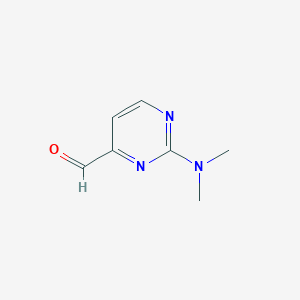 molecular formula C7H9N3O B1292722 2-(Dimethylamino)pyrimidine-4-carbaldehyde CAS No. 872707-78-3