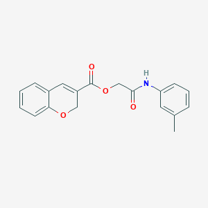 2-Oxo-2-(m-tolylamino)ethyl 2H-chromene-3-carboxylate