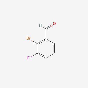 molecular formula C7H4BrFO B1292724 2-Bromo-3-fluorobenzaldehyde CAS No. 891180-59-9