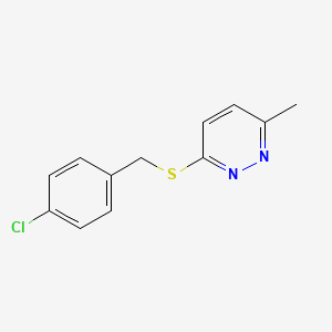 3-[(4-Chlorobenzyl)sulfanyl]-6-methylpyridazine