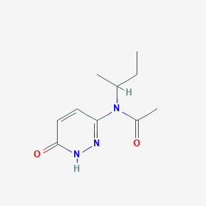 N-(Butan-2-yl)-N-(6-oxo-1,6-dihydropyridazin-3-yl)acetamide