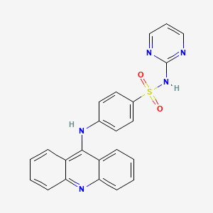 4-[(Acridin-9-YL)amino]-N-(pyrimidin-2-YL)benzene-1-sulfonamide