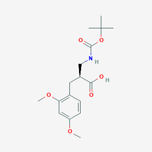 (S)-3-((tert-Butoxycarbonyl)amino)-2-(2,4-dimethoxybenzyl)propanoic acid