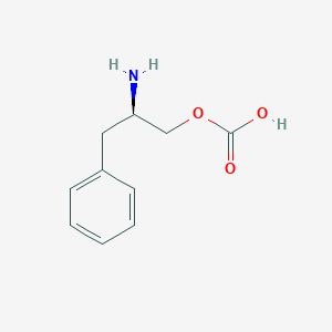 molecular formula C10H13NO3 B12927341 (R)-2-Amino-3-phenylpropyl hydrogen carbonate 