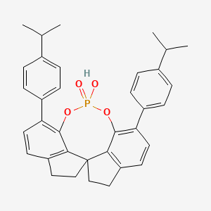 12-hydroxy-1,10-bis(4-propan-2-ylphenyl)-4,5,6,7-tetrahydroiindeno[7,1-de:1',7'-fg][1,3,2]dioxaphosphocine 12-oxide