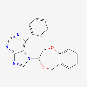 7-(2,3-Dihydro-5H-1,4-benzodioxepin-3-yl)-6-phenyl-7H-purine