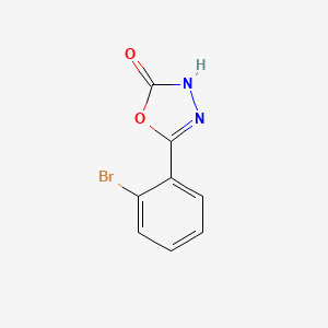 molecular formula C8H5BrN2O2 B1292752 5-(2-bromophenyl)-3H-1,3,4-oxadiazol-2-one CAS No. 1044766-10-0