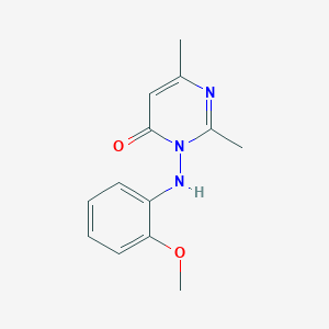 3-(2-Methoxyanilino)-2,6-dimethylpyrimidin-4(3H)-one