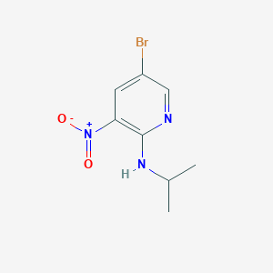 molecular formula C8H10BrN3O2 B1292761 5-Bromo-2-isopropylamino-3-nitropyridine CAS No. 954228-62-7